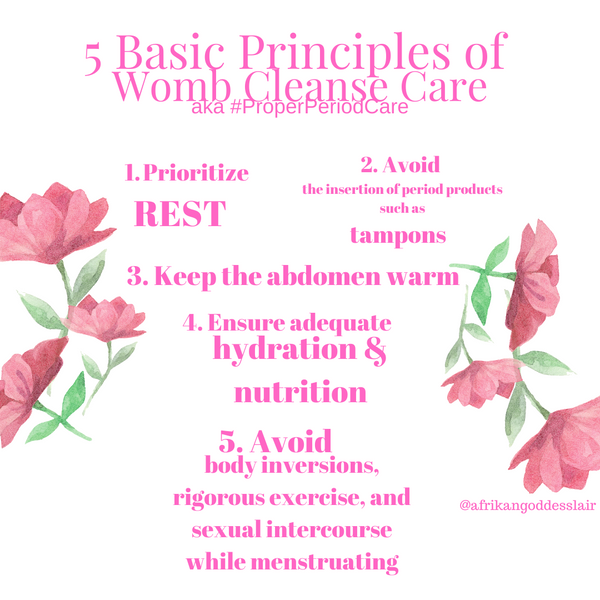 5 Basic Principles of Womb Cleanse Care #ProperPeriodCare