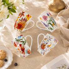 Load image into Gallery viewer, Tea Mug with Infuser and Lid,18 Ounce Ceramic Loose Leaf Cup Steeper | Lead-Free Glaze for Tea Lovers
