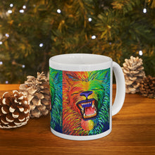 Load image into Gallery viewer, The Chakra Lion Ceramic Mug 11oz