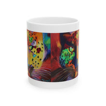 Load image into Gallery viewer, The Soulful Cheetah Goddess Ceramic Mug 11oz
