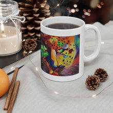Load image into Gallery viewer, The Soulful Cheetah Goddess Ceramic Mug 11oz
