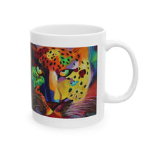 Load image into Gallery viewer, The Soulful Cheetah Goddess Ceramic Mug 11oz

