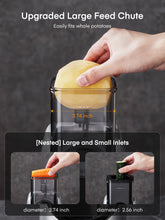 Load image into Gallery viewer, Electric Grater, 3.74‘’ Extra Large Feeding Port, 5 in 1 Electric Vegetable Slicer for Cheese, Fruits, Vegetables
