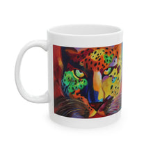 Load image into Gallery viewer, The Soulful Cheetah Goddess Ceramic Mug 11oz
