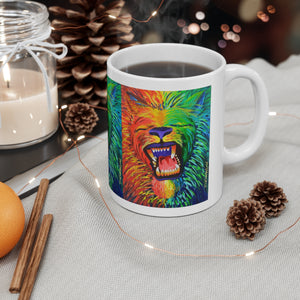 The Chakra Lion Ceramic Mug 11oz