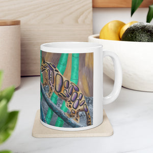 The Oscelot Cat Ceramic Mug 11oz