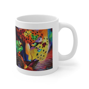 The Soulful Cheetah Goddess Ceramic Mug 11oz