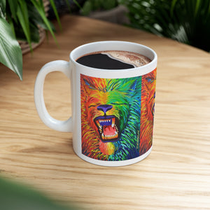 The Chakra Lion Ceramic Mug 11oz